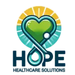 Hope Health Care Solutions logo featured on postpartum depression awareness page for new parents
